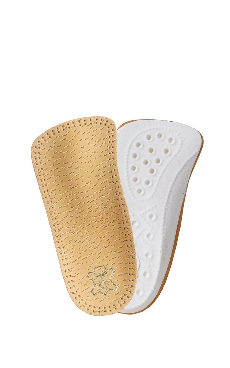 Orthotic 34 Leather Insoles ToeFree with Longitudinal and Metatarsal Arch Support Kaps Carmen MenUS 10